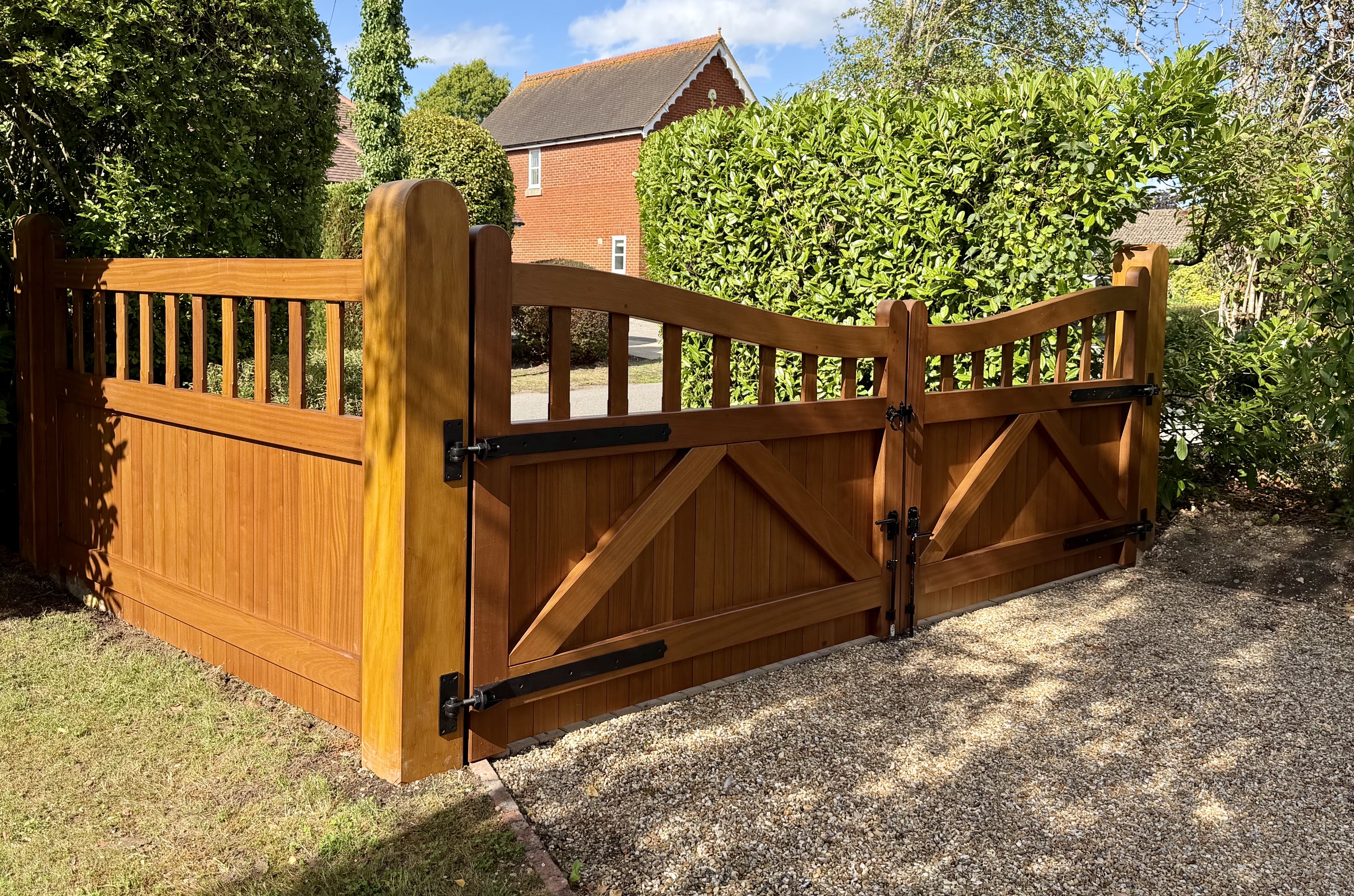 Premium Double Slatted Fence Panels