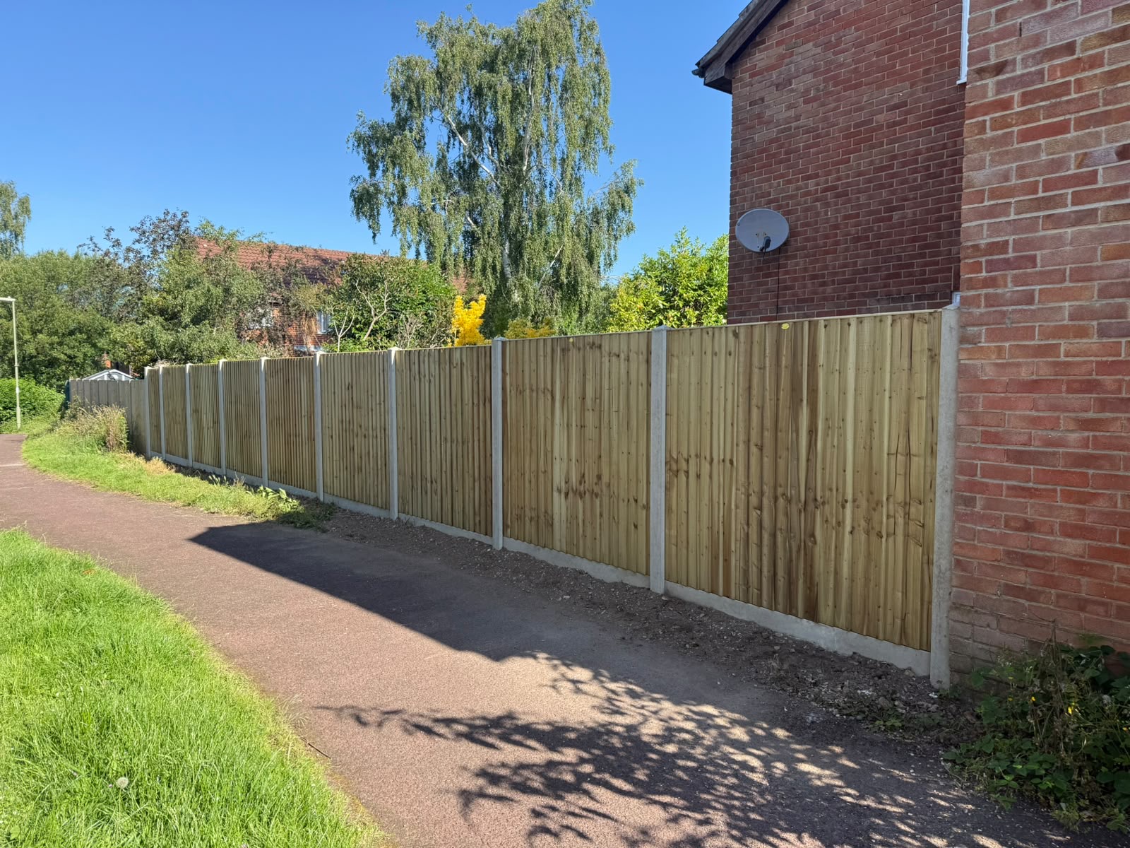 Premium Double Slatted Fence Panels